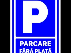 Indicator pentru parcare fara plata